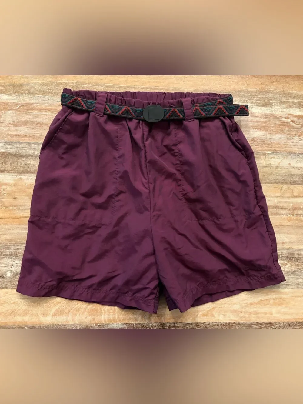 Performance‎ Cycling Wear Bike Shorts Large Purple Padded Chamois Shell Y2K